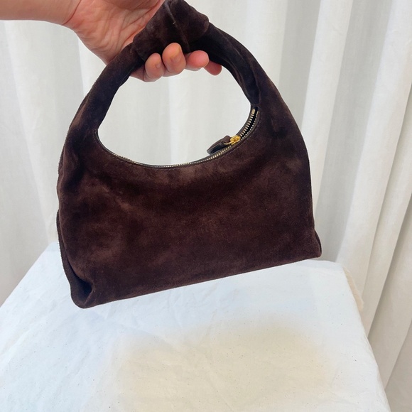Khaite  Small Beatrice Suede Hobo Bag - Picture 7 of 11